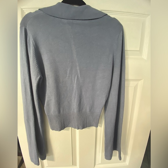 Blue longsleeve sweater top - Picture 2 of 3